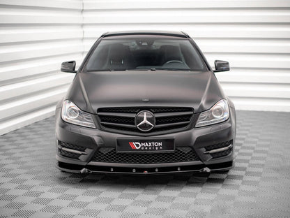 Maxton Design - FRONT SPLITTER V.1 MERCEDES C COUPE AMG-LINE C204/S204/W204