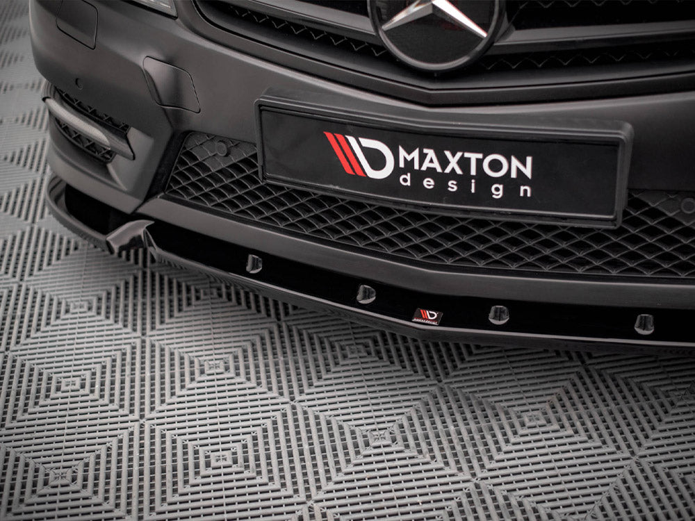 Maxton Design - FRONT SPLITTER V.1 MERCEDES C COUPE AMG-LINE C204/S204/W204