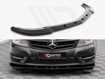 Maxton Design - FRONT SPLITTER V.2 MERCEDES C COUPE AMG-LINE C204/S204/W204