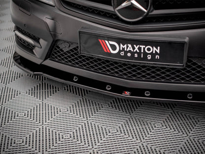 Maxton Design - FRONT SPLITTER V.2 MERCEDES C COUPE AMG-LINE C204/S204/W204