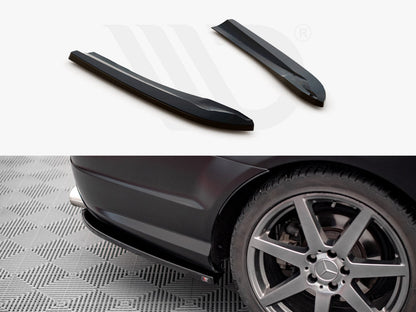 Maxton Design - REAR SIDE SPLITTERS MERCEDES C COUPE AMG-LINE C204/S204/W204