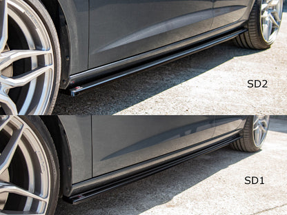 Maxton Design - SIDE SKIRTS DIFFUSERS V.2 SEAT LEON MK 3.5 CUPRA / CUPRA ESTATE