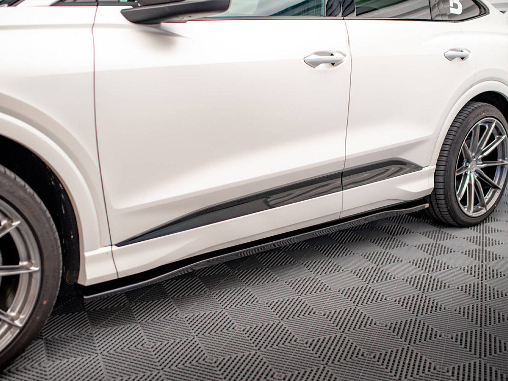 Maxton Design - SIDE SKIRTS DIFFUSERS AUDI Q4 E-TRON SPORTBACK MK1
