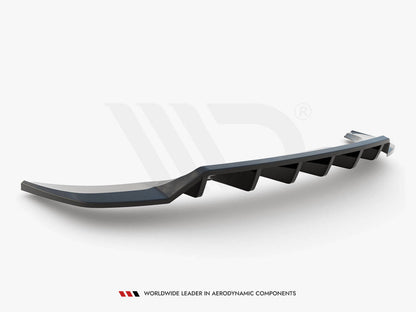 Maxton Design - CENTRAL REAR SPLITTER (VERTICAL BARS) AUDI Q3 S-LINE F3
