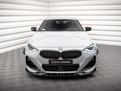 Maxton Design - FRONT SPLITTER V.2 BMW 2 COUPE M-PACK / M240I G42