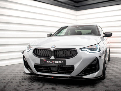Maxton Design - STREET PRO FRONT SPLITTER BMW 2 COUPE M-PACK / M240I G42