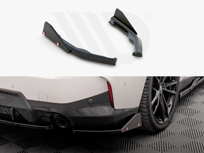 Maxton Design - REAR SIDE SPLITTERS V.2 + FLAPS BMW 2 COUPE M-PACK G42