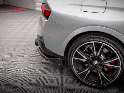 Maxton Design - REAR SIDE SPLITTERS V.2 + FLAPS BMW 2 COUPE M240I G42