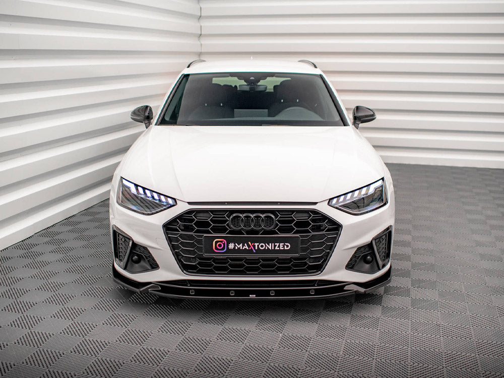 Maxton Design - FRONT SPLITTER V.1 AUDI A4 S-LINE / S4 B9 FACELIFT