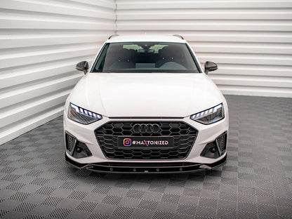 Maxton Design - FRONT SPLITTER V.1 AUDI A4 S-LINE / S4 B9 FACELIFT