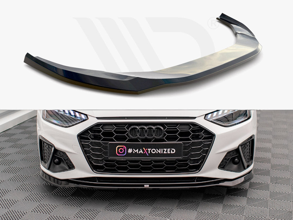 Maxton Design - FRONT SPLITTER V.2 AUDI A4 S-LINE / S4 B9 FACELIFT