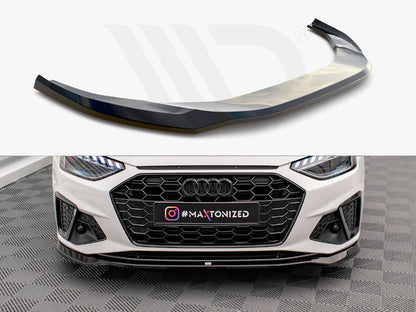 Maxton Design - FRONT SPLITTER V.2 AUDI A4 S-LINE / S4 B9 FACELIFT