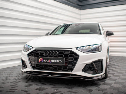 Maxton Design - FRONT SPLITTER V.2 AUDI A4 S-LINE / S4 B9 FACELIFT