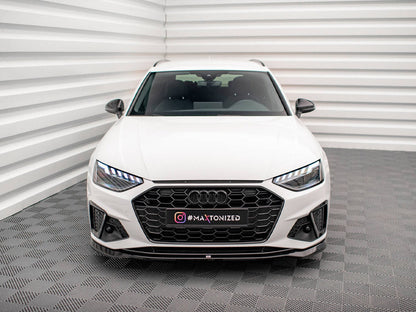 Maxton Design - FRONT SPLITTER V.2 AUDI A4 S-LINE / S4 B9 FACELIFT