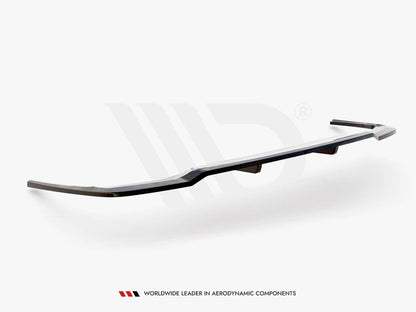 Maxton Design - CENTRAL REAR SPLITTER (VERTICAL BARS) AUDI A4 S-LINE B9 FACELIFT