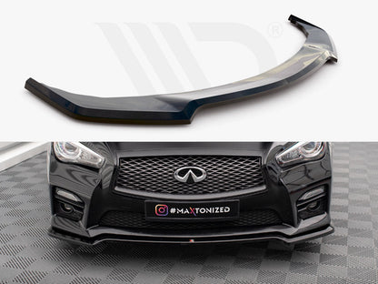Maxton Design - FRONT SPLITTER V.1 INFINITI Q50 S MK1