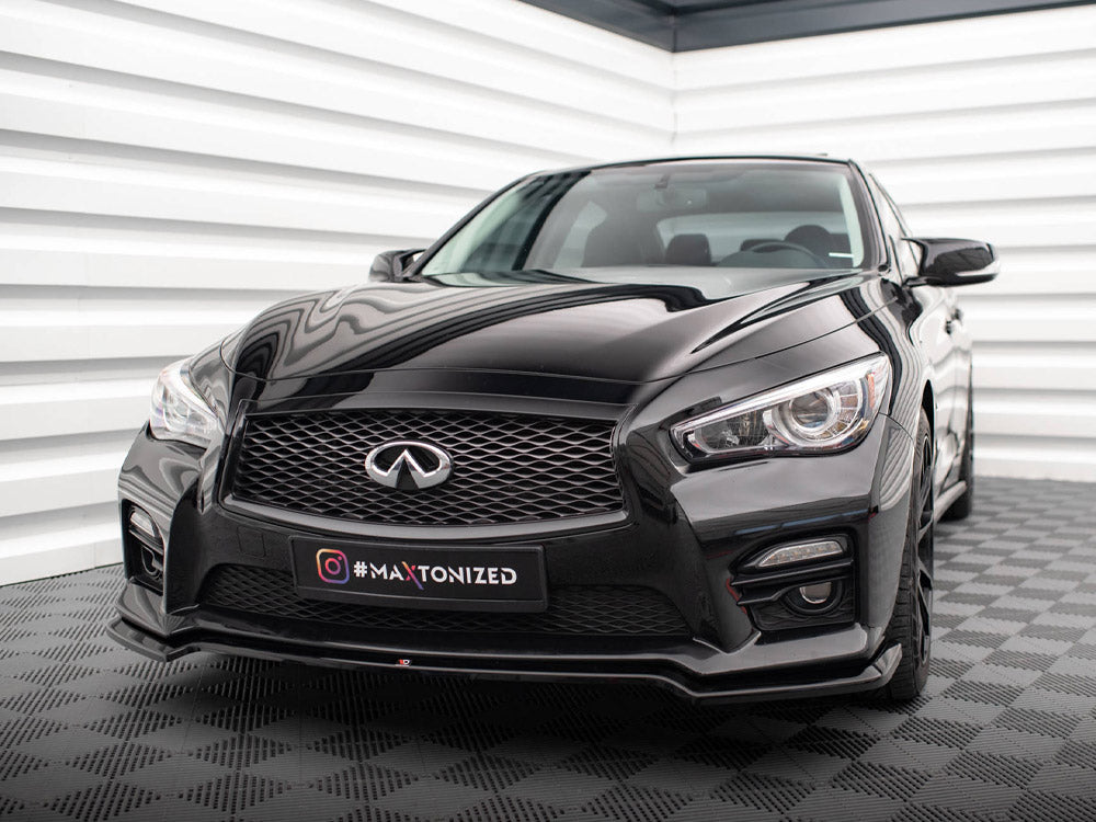 Maxton Design - FRONT SPLITTER V.1 INFINITI Q50 S MK1