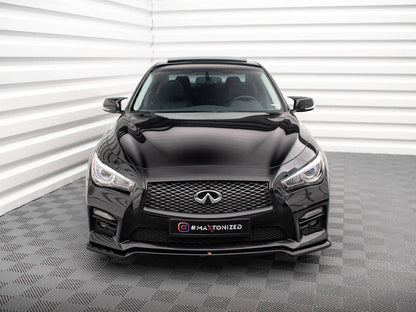 Maxton Design - FRONT SPLITTER V.1 INFINITI Q50 S MK1