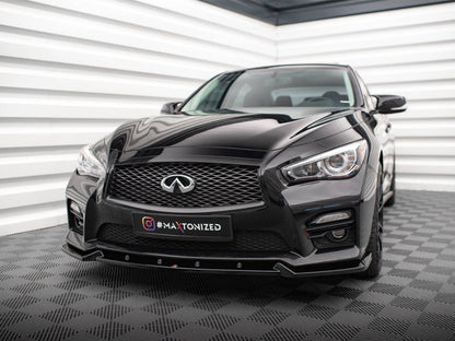 Maxton Design - FRONT SPLITTER V.2 INFINITI Q50 S MK1