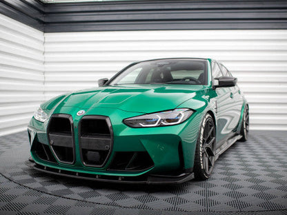 Maxton Design V1 Carbon Fibre/Carbon Fiber Front Lip Splitter & Chin Spoiler for BMW M3 G80/G81 Touring & M4 G82 (2021+) - G8