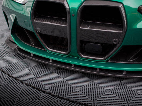 Maxton Design V1 Carbon Fibre/Carbon Fiber Front Lip Splitter & Chin Spoiler for BMW M3 G80/G81 Touring & M4 G82 (2021+) - G8