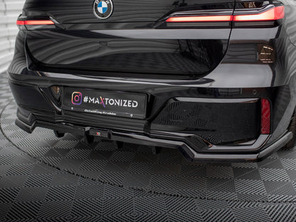 Maxton Design - CENTRAL REAR SPLITTER (VERTICAL BARS) BMW 7 M-PACK G70