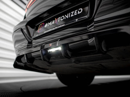 Maxton Design - CENTRAL REAR SPLITTER (VERTICAL BARS) BMW 7 M-PACK G70