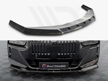 Maxton Design - FRONT SPLITTER V.1 BMW 7 M-PACK / M760E G70