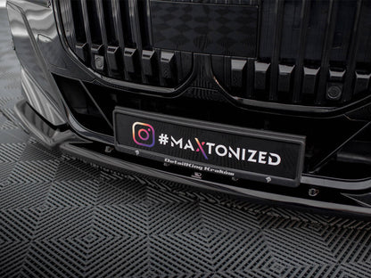 Maxton Design - FRONT SPLITTER V.2 BMW 7 M-PACK / M760E G70