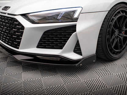 Maxton Design - FRONT SPLITTER V.3 + FLAPS AUDI R8 MK2 FACELIFT