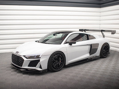 Maxton Design - SIDE SKIRTS DIFFUSERS V.2 + FLAPS AUDI R8 MK2 FACELIFT