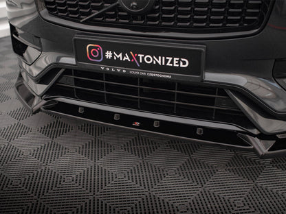 Maxton Design - FRONT SPLITTER V.2 VOLVO XC90 R-DESIGN MK2 FACELIFT