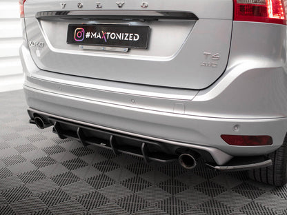 Maxton Design - STREET PRO REAR DIFFUSER VOLVO XC60 R-DESIGN MK1 FACELIFT