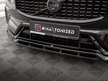 Maxton Design - FRONT SPLITTER VOLVO XC60 R-DESIGN MK2 FACELIFT