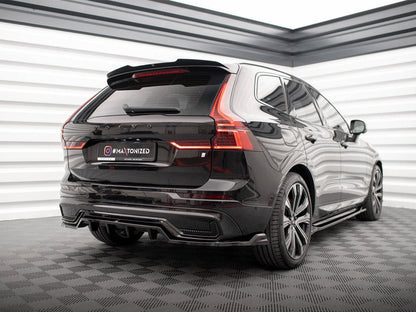 Maxton Design - CENTRAL REAR SPLITTER (VERTICAL BARS) VOLVO XC60 R-DESIGN MK2 FACELIFT
