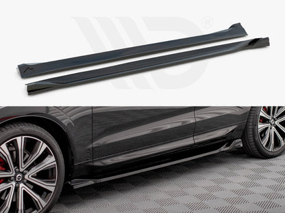 Maxton Design - SIDE SKIRTS DIFFUSERS VOLVO XC60 R-DESIGN MK2 FACELIFT