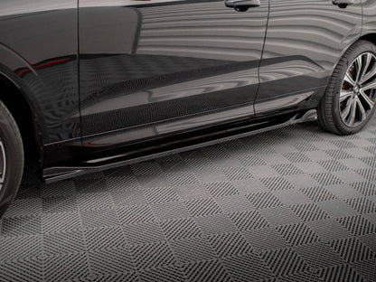 Maxton Design - SIDE SKIRTS DIFFUSERS VOLVO XC60 R-DESIGN MK2 FACELIFT