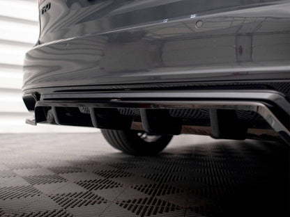Maxton Design - Rear Splitter (Vertical Bars) Volvo V90 / S90 R-Design Mk2