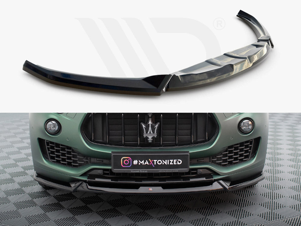 Maxton Design - FRONT SPLITTER V.1 MASERATI LEVANTE MK1