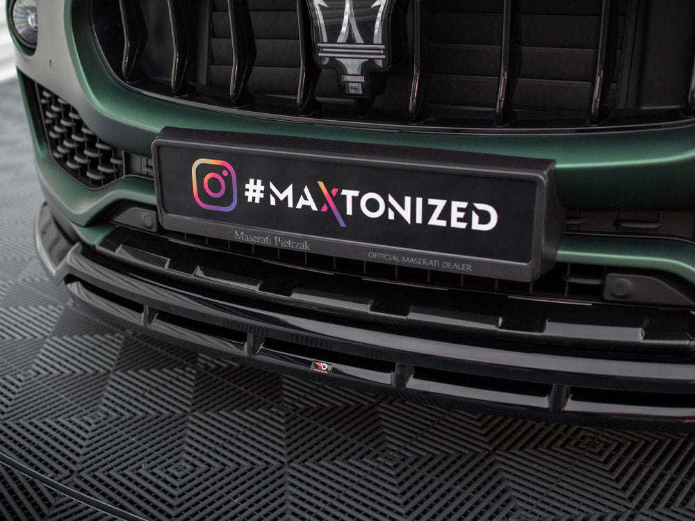 Maxton Design - FRONT SPLITTER V.2 MASERATI LEVANTE MK1