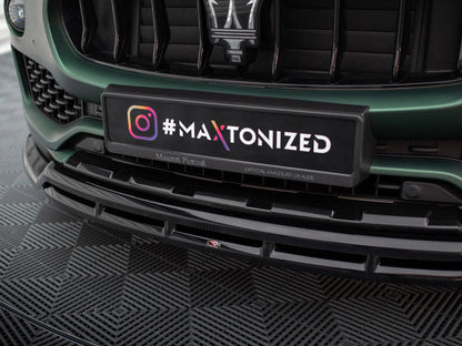 Maxton Design - FRONT SPLITTER V.2 MASERATI LEVANTE MK1