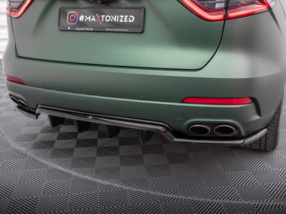 Maxton Design - CENTRAL REAR SPLITTER (VERTICAL BARS) MASERATI LEVANTE MK1