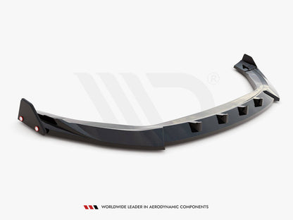 Maxton Design - FRONT SPLITTER V.2 + FLAPS HYUNDAI KONA N MK1