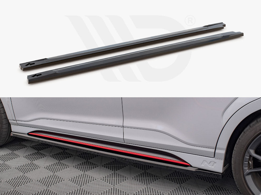Maxton Design - SIDE SKIRTS DIFFUSERS V.1 HYUNDAI KONA N MK1