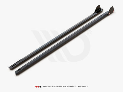 Maxton Design - SIDE SKIRTS DIFFUSERS V.1 + FLAPS HYUNDAI KONA N MK1