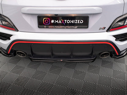 Maxton Design - CENTRAL REAR SPLITTER HYUNDAI KONA N MK1