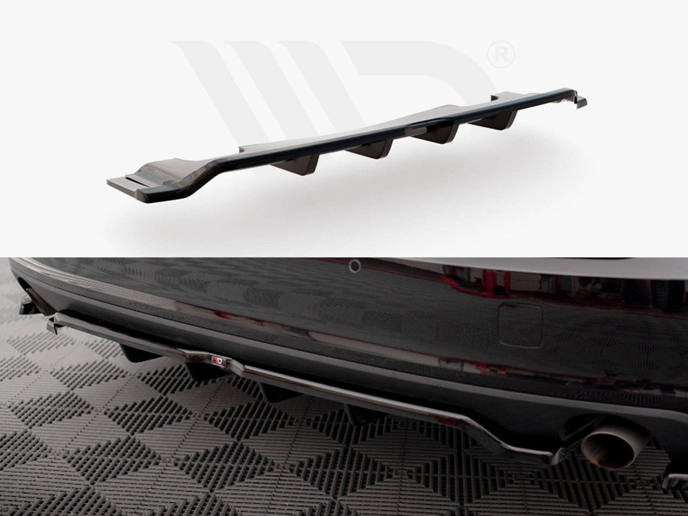 Maxton Design - CENTRAL REAR SPLITTER V.2 (VERTICAL BARS) VOLVO V90 MK2