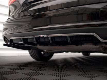 Maxton Design - CENTRAL REAR SPLITTER V.2 (VERTICAL BARS) VOLVO V90 MK2