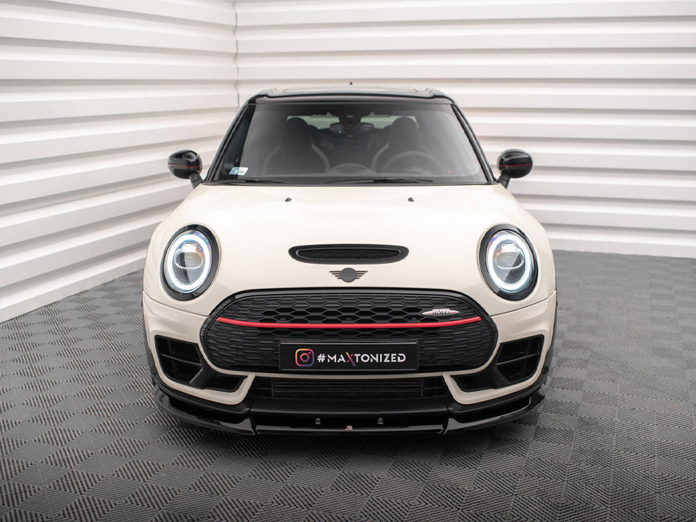Maxton Design - FRONT SPLITTER V.1 MINI COOPER CLUBMAN JOHN COOPER WORKS F54 FACELIFT