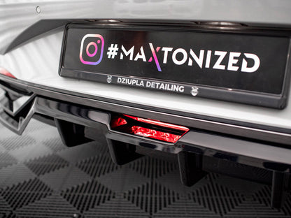 Maxton Design -REAR SPLITTER (VERTICAL BARS) HYUNDAI ELANTRA MK7